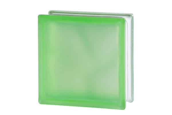 pave de verre satinée vert