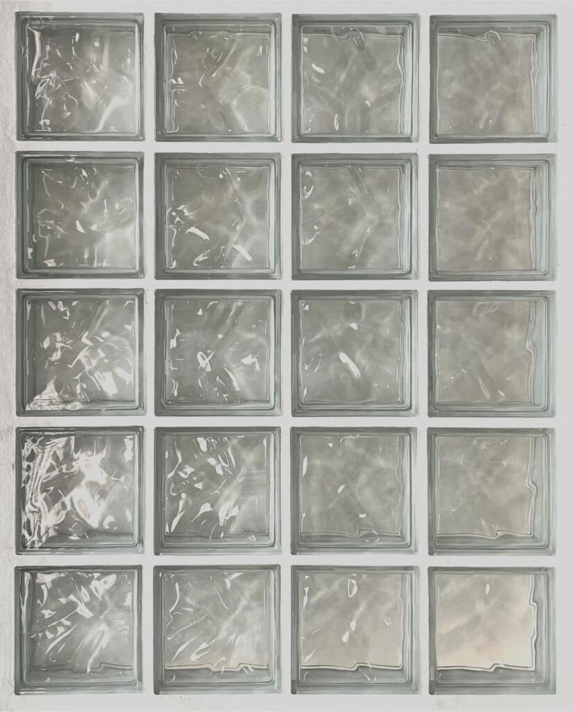 mur en carreaux de verre