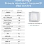 pave de verre isolation thermique 1.8