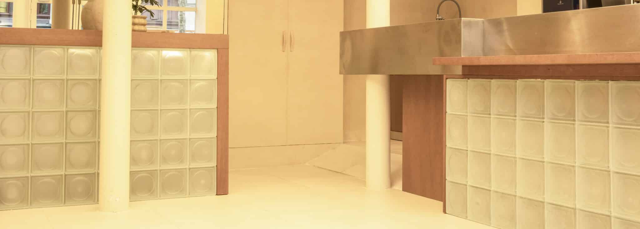 Panneau de brique de verre pour l’extérieur - VerreLab