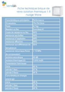 pave de verre isolation thermique 1.8