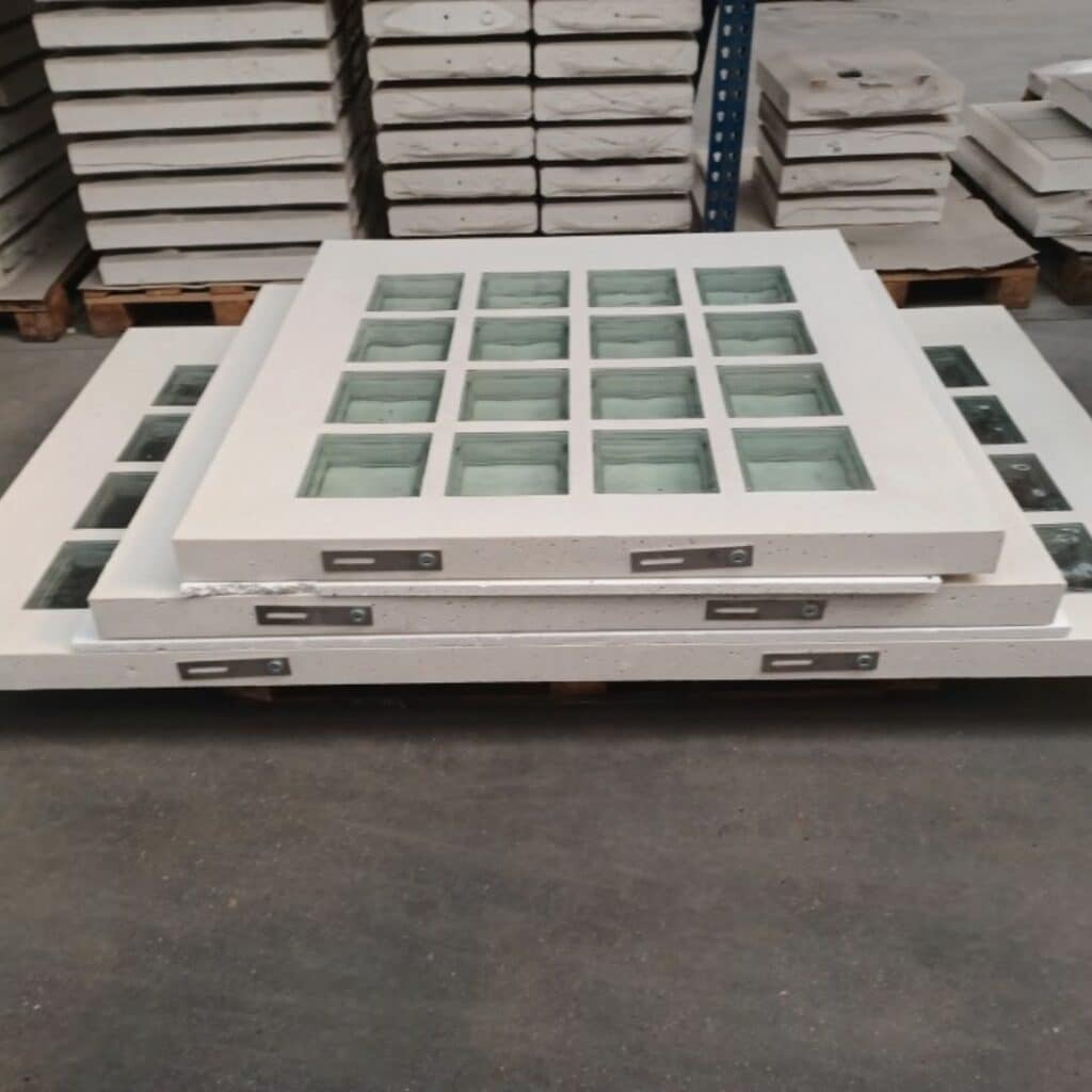 photo de panneau en carreaux de verre sur mesure